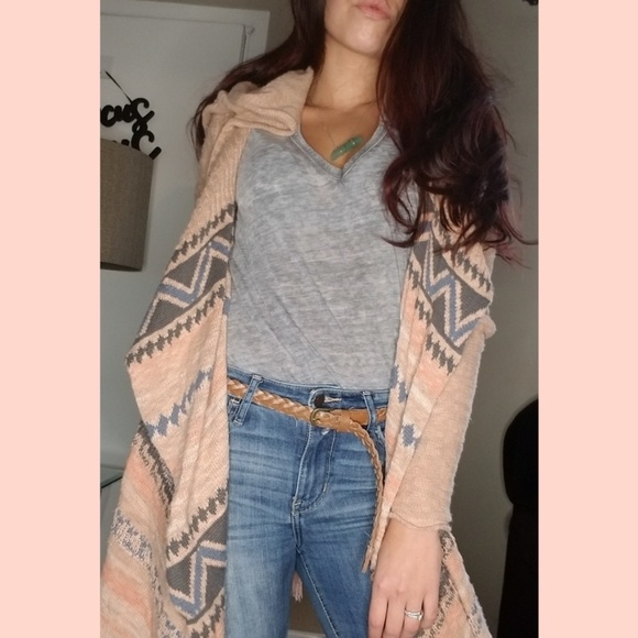 Rip Curl Tribal Print Long Cardigan Small - Picture 2 of 5
